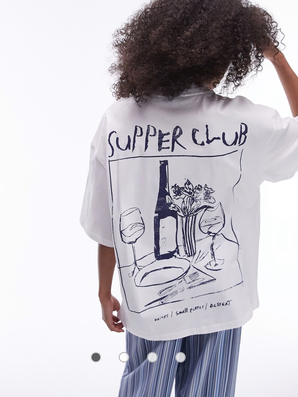 ASOS supper club oversized shirt